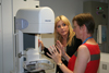 Actress Michelle Collins and NCL chief executive Rachel Tyndall